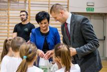 Znany siatkarz gościem uczniów i nauczycieli „Dwójki”