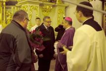 Bp Leszkiewicz odprawił pierwszą mszę św. w Bochni