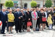 Święto Konstytucji 3 Maja - żywa flaga na rynku