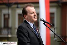 Święto Konstytucji 3 Maja - żywa flaga na rynku
