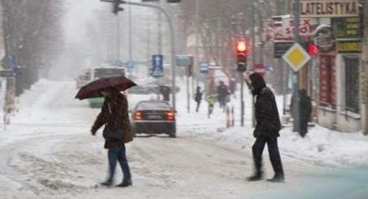   Pogody dla Krakowa: wiatr, śnieg, zamiecie