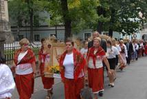 Dożynki powiatowe: piękne wieńce i… gradobicie