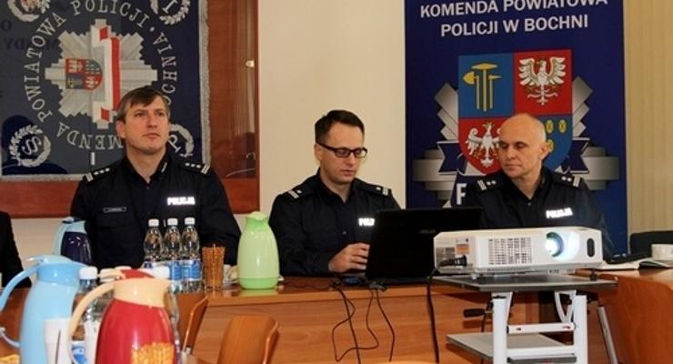 Odprawa roczna w Komendzie Powiatowej Policji 