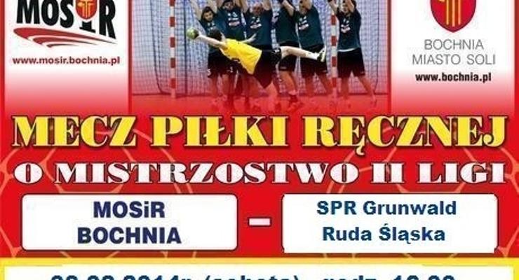 Szczypiorniści MOSiR podejmą Grunwald Ruda Śląska