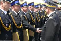 Jubileusz 25-lecia powołania Państwowej Straży Pożarnej-awanse, odznaczenia