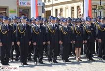 Małopolscy strażacy przemaszerowali przez Bochnię