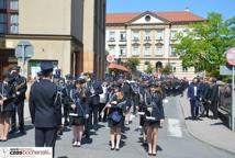 Małopolscy strażacy przemaszerowali przez Bochnię