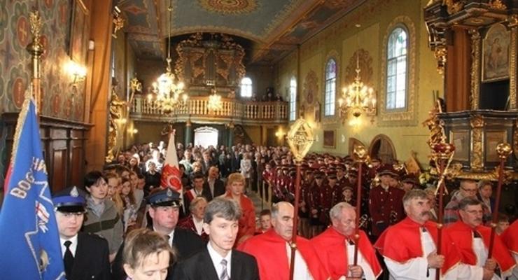 Poświęcenie odnowionego kościoła w Sobolowie
