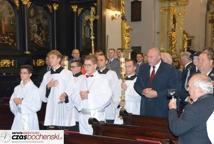 Służby mundurowe i samorządowcy w Bazylice
