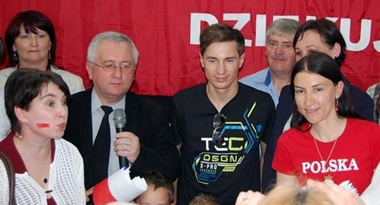 Kamil Stoch spotkał się z uczniami z Królowki