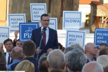 Premier Morawiecki na bocheńskim Rynku