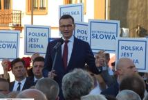 Premier Morawiecki na bocheńskim Rynku