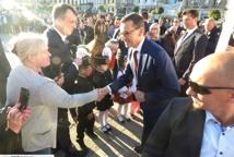 Premier Morawiecki na bocheńskim Rynku