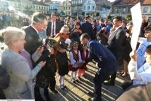 Premier Morawiecki na bocheńskim Rynku