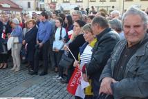 Premier Morawiecki na bocheńskim Rynku