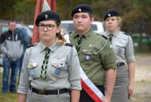Bocheńscy harcerze z nowym sztandarem
