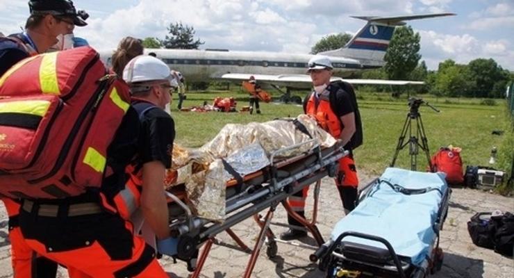 Ćwiczyli akcję ratunkową w katastrofie lotniczej