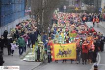 Pierwszy Orszak 3 Króli przeszedł ulicami Bochni