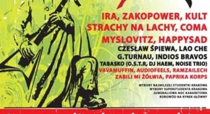 Krakowskie Juwenalia 2012 - pełny program 