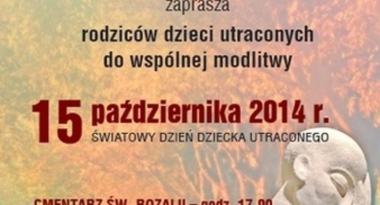 Modlitwy w Dzień Dziecka Utraconego