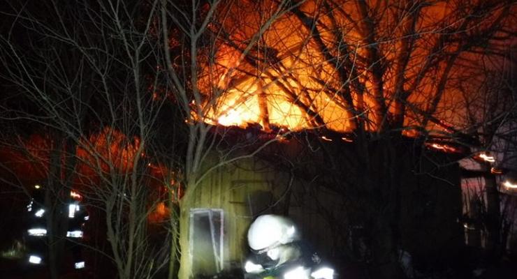 Pożar budynku mieszkalnego w miejscowości Ispina