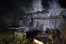 Pożar budynku mieszkalnego w miejscowości Ispina