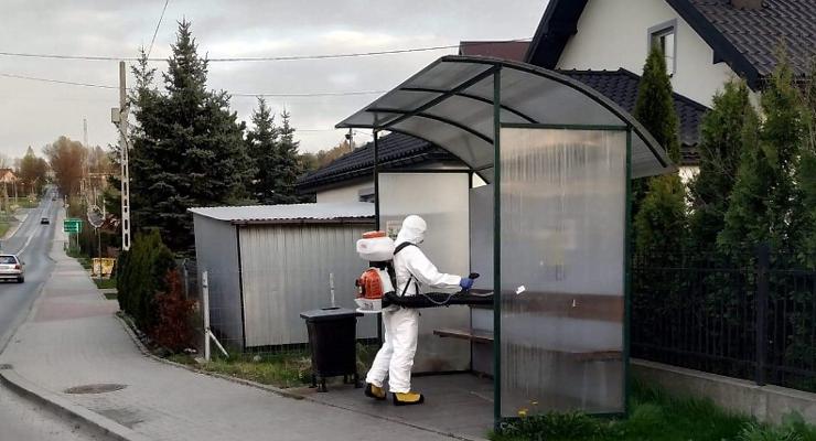Bocheńskie przystanki zdezynfekowane