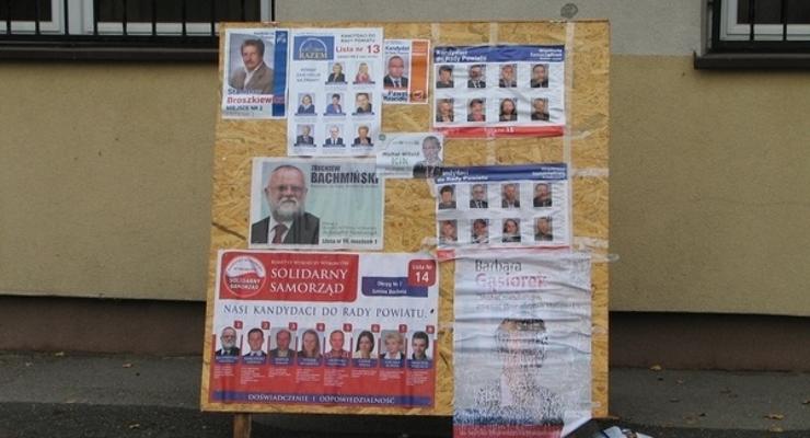Wybory: za mało tablic na plakaty w gminie Bochnia