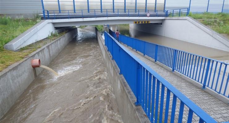 Ulewy: W Bochni groźnie ale bez dużej powodzi