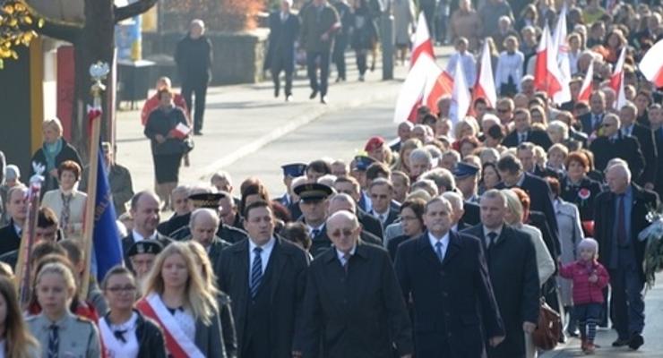  Radość z odzyskania Niepodległej - 11 listopada na ulicach Bochni