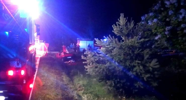 Nocny wypadek w Baczkowie