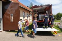 Partnerski Powiat Saarlouis pomógł powodzianom z Gminy Łapanów