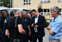 Partnerski Powiat Saarlouis pomógł powodzianom z Gminy Łapanów