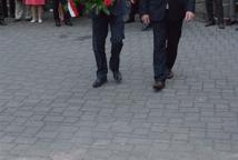Obelisk i tablica ku pamięci ludzi NSZZ Solidarność