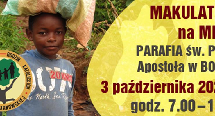 „Makulatura na misje” – apel organizatorów