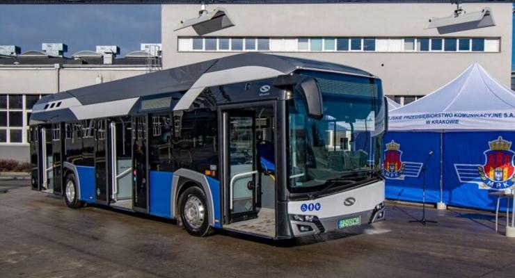 Autobus zasilany wodorem po raz pierwszy w Krakowie