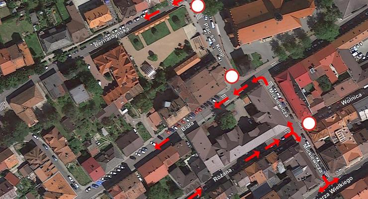 Zmiana organizacji ruchu w centrum