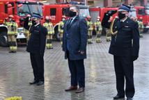 Strażacy uczcili Dzień Flagi RP