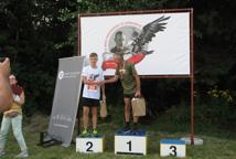 Rotmistrz Pilecki i zwycięzcy biegu