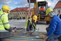 Kapsuła czasu na zakończenie prac na Rynku