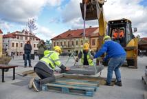 Kapsuła czasu na zakończenie prac na Rynku