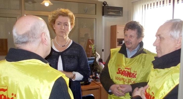 Związkowcy odwiedzili Platformę