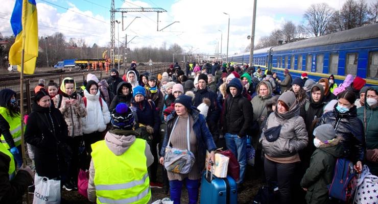 Pociąg z Ukraińcami przyjechał do Olkusza