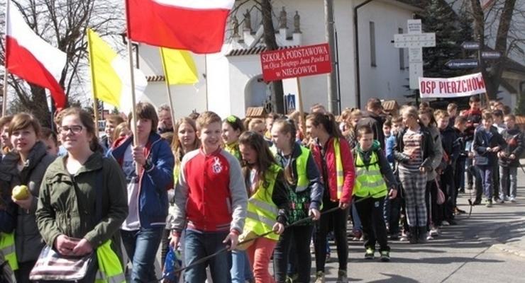 Wędrowali śladami Karola Wojtyły