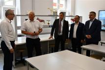 Zarząd powiatu odwiedził bocheńskie szkoły średnie