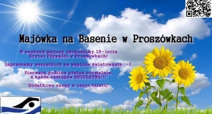 Majówka w basenie w Proszówkach