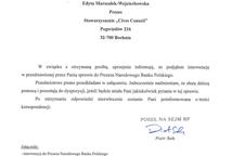 Co z bocheńską monetą? Stowarzyszenie "Cives Conscii" odwołuje się do Adama Glapińskiego