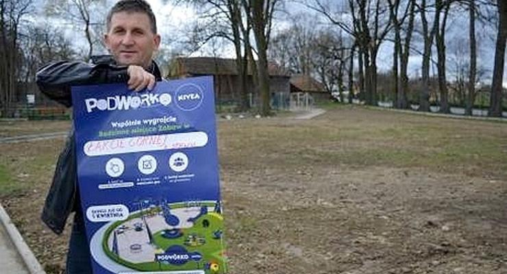 Podwórko Nivea trafi do Łąkty