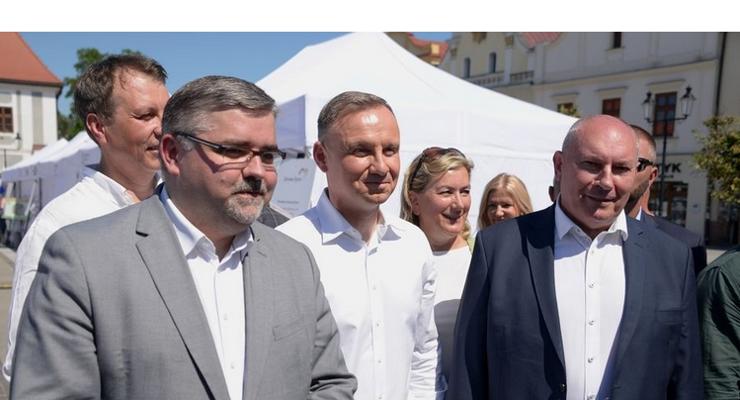 Niespodziewana wizyta Andrzeja Dudy w Bochni. Prezydent na Rynku