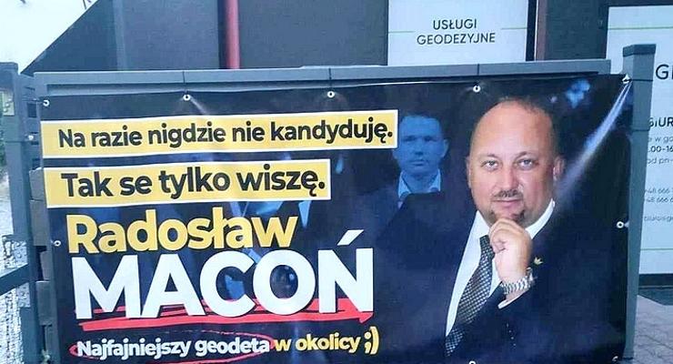 Nietypowa kampania Radosława Maconia